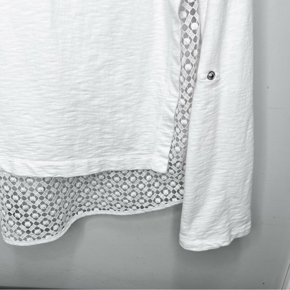 Calvin Klein Performance Lightweight White Zip up Hoody Size Large - Picture 3 of 11